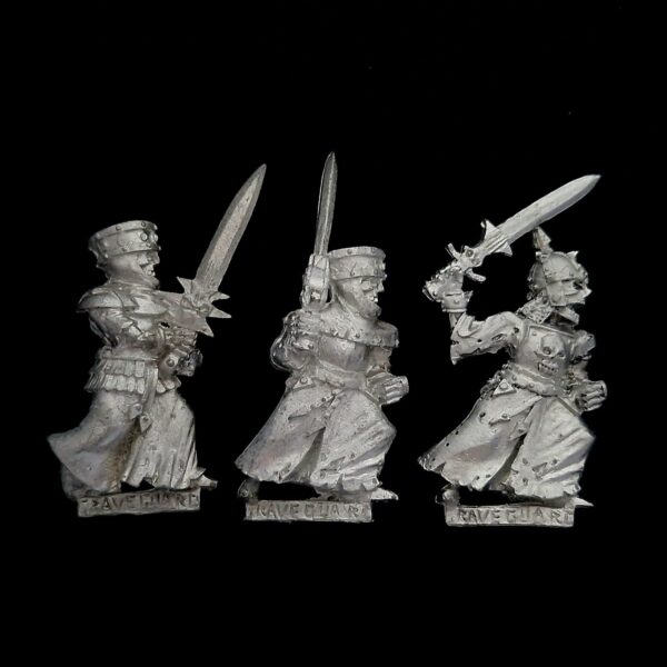 A photo of a Vampire Counts Grave Guards Warhammer miniature