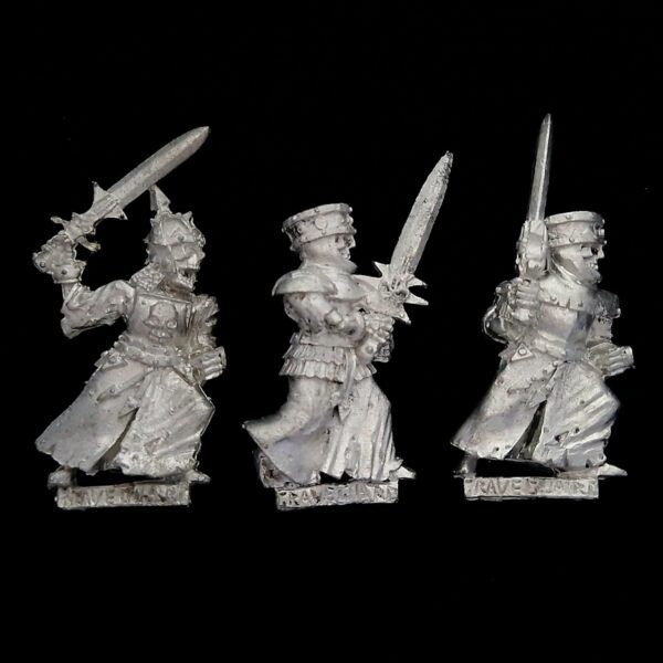 A photo of a Vampire Counts Grave Guards Warhammer miniature