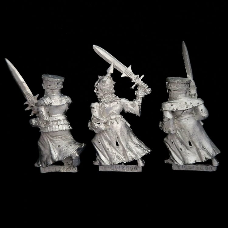 A photo of a Vampire Counts Grave Guards Warhammer miniature