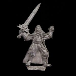 A photo of a Undead Vlad von Carstein Warhammer miniature