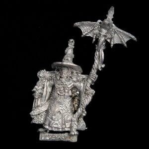 A photo of a Undead Lichemaster Heinrich Kemmler Warhammer miniature