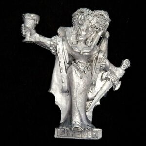 A photo of a Undead Isabella von Carstein Warhammer miniature