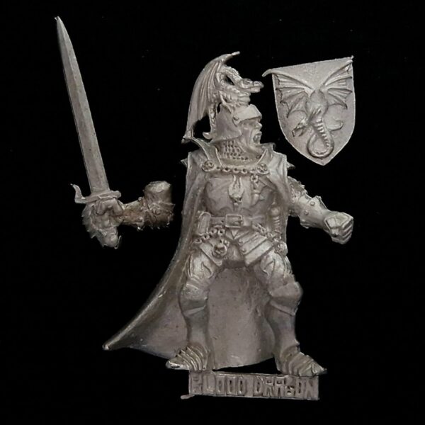 A photo of a Vampire Counts Blood Dragon Warhammer miniature