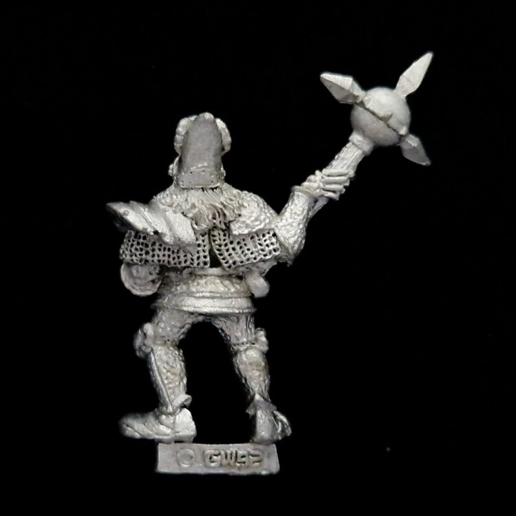 A photo of a Undead Wight Warhammer miniature