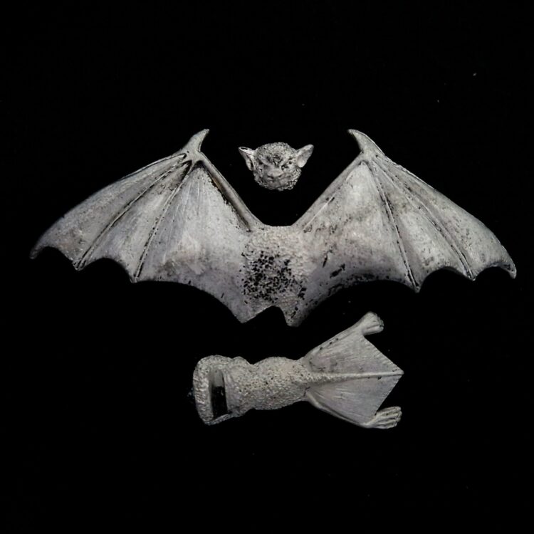 A photo of a Vampire Counts Fell Bat Warhammer miniature