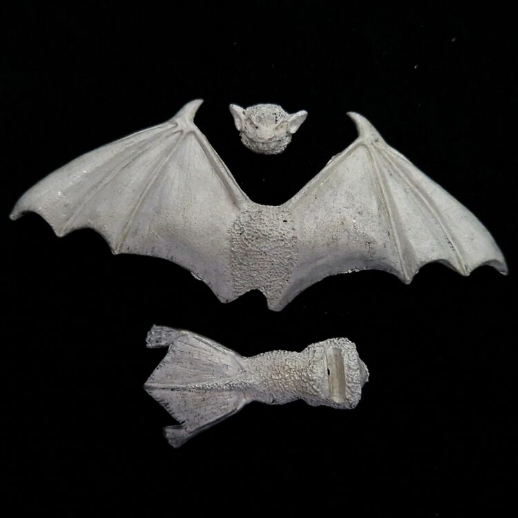A photo of a Vampire Counts Fell Bat Warhammer miniature