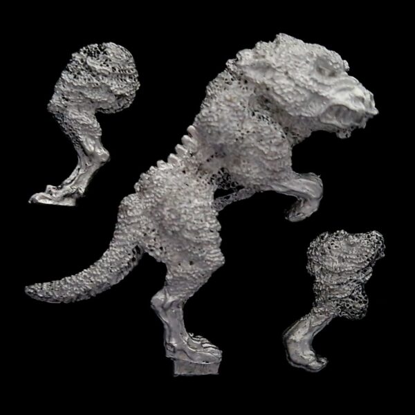 A photo of a Vampire Counts Doom Wolf Warhammer miniature