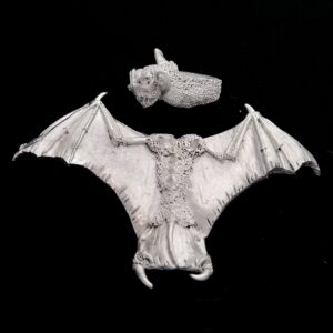 A photo of a Vampire Counts Fell Bat Warhammer miniature