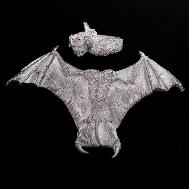 A photo of a Vampire Counts Fell Bat Warhammer miniature