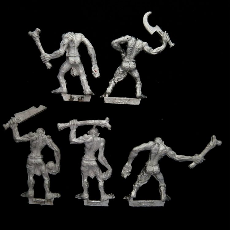 A photo of Vampire Counts Ghouls Warhammer miniatures