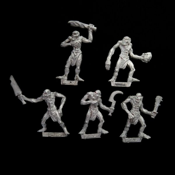 A photo of Vampire Counts Ghouls Warhammer miniatures
