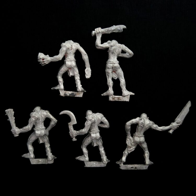 A photo of Vampire Counts Ghouls Warhammer miniatures