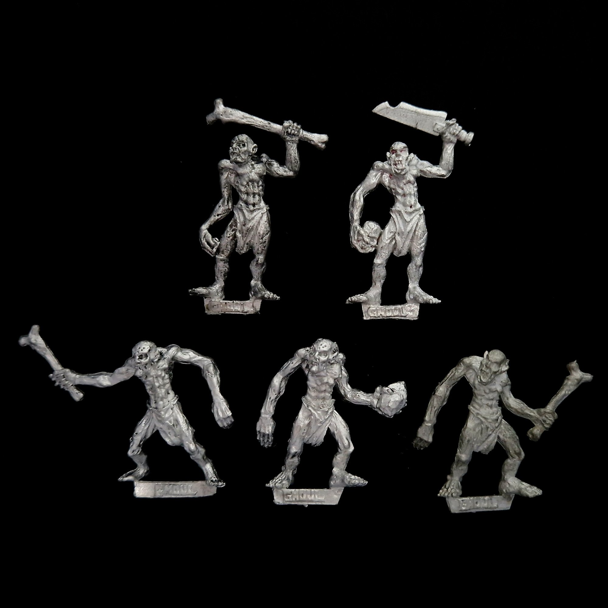 A photo of Vampire Counts Ghouls Warhammer miniatures