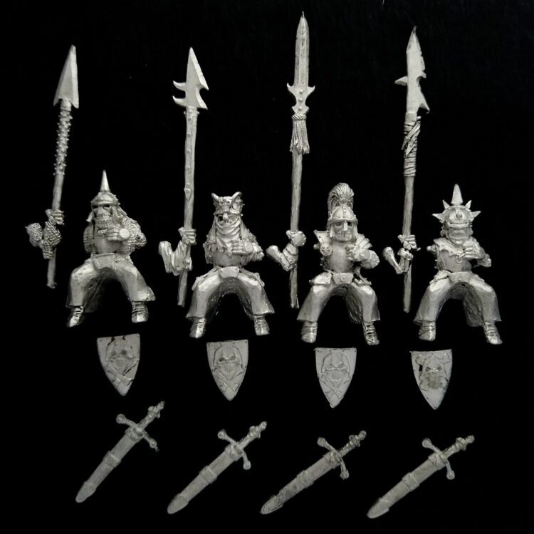 A photo of Undead Mounted Wights Warhammer miniatures