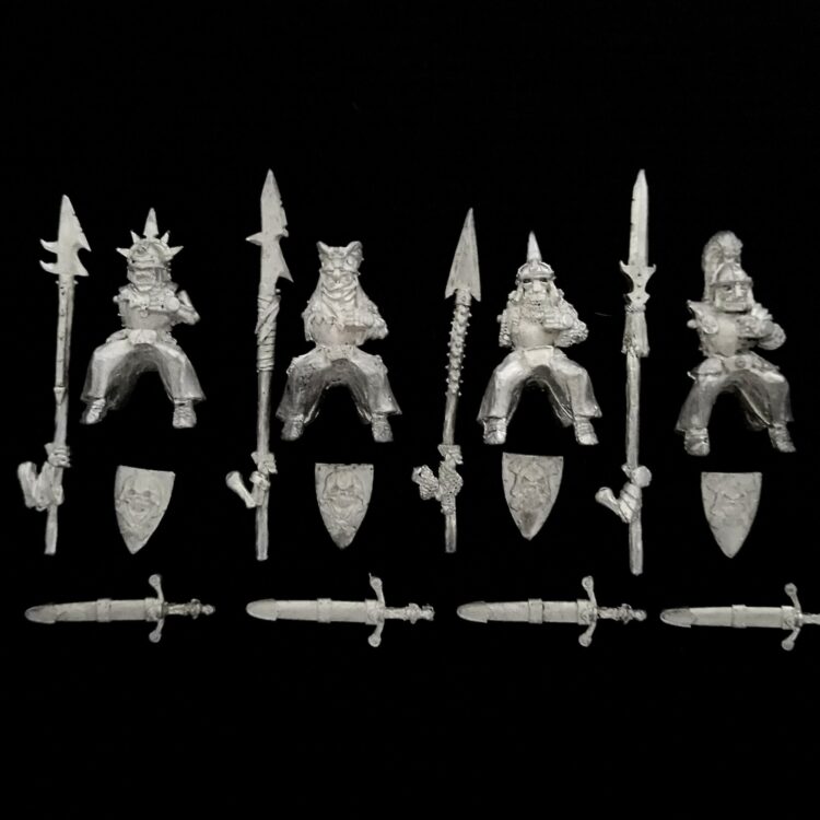 A photo of Undead Mounted Wights Warhammer miniatures