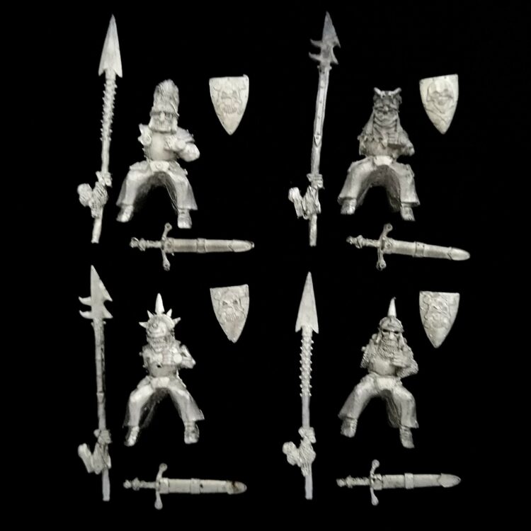 A photo of Undead Mounted Wights Warhammer miniatures