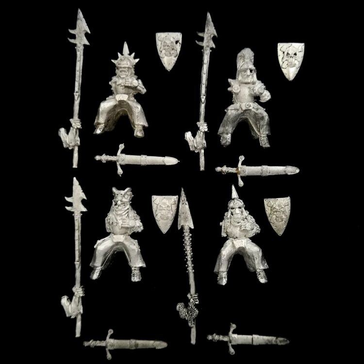 A photo of Undead Mounted Wights Warhammer miniatures
