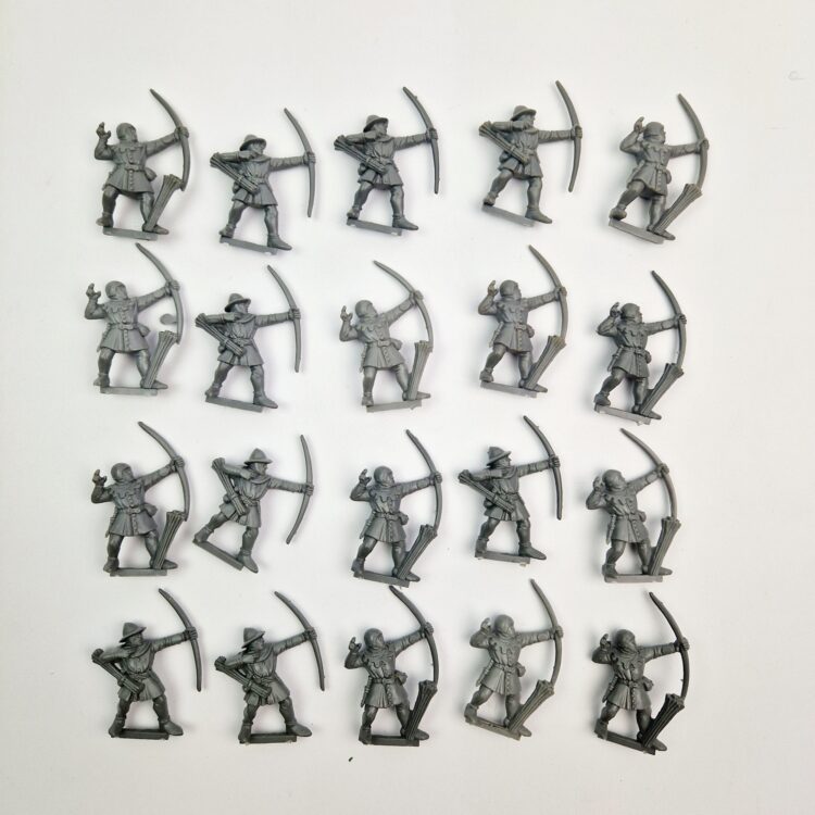 A photo of Bretonnia Archers Warhammer miniatures