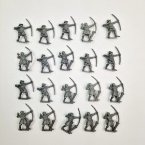 A photo of Bretonnia Archers Warhammer miniatures