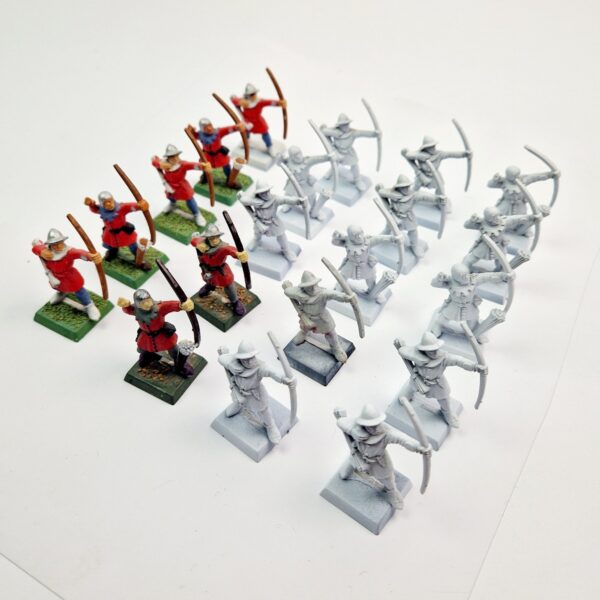 A photo of Bretonnia Archers Warhammer miniatures