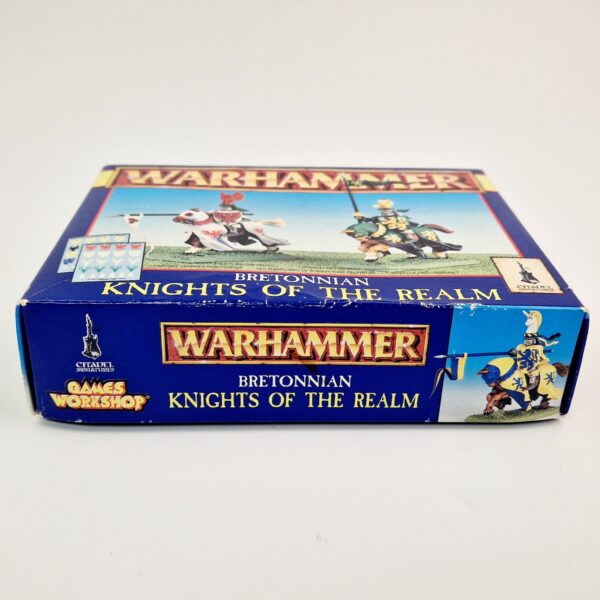 A photo of Bretonnia Knights of the Realm Warhammer miniatures
