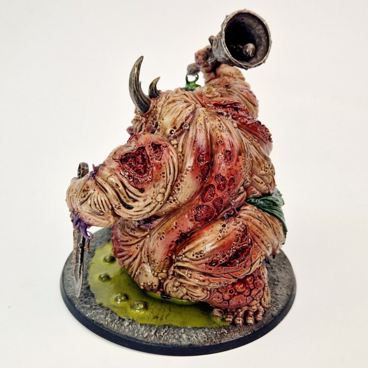 A photo of a Chaos Daemons Great Unclean One Warhammer miniature