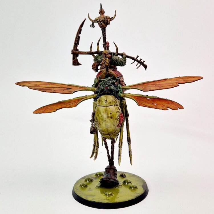 A photo of a Chaos Daemons Pusgoyle Blightlord Warhammer miniature