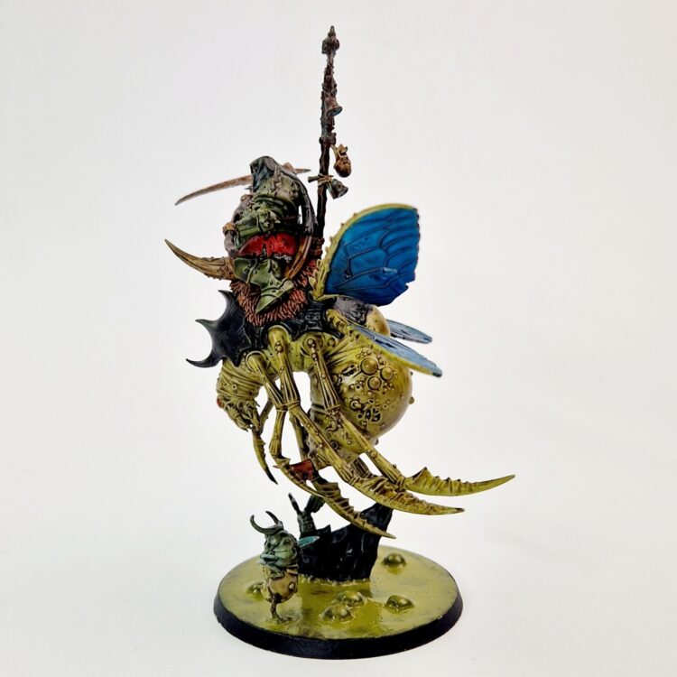 A photo of a Chaos Daemons Pusgoyle Blightlord Warhammer miniature