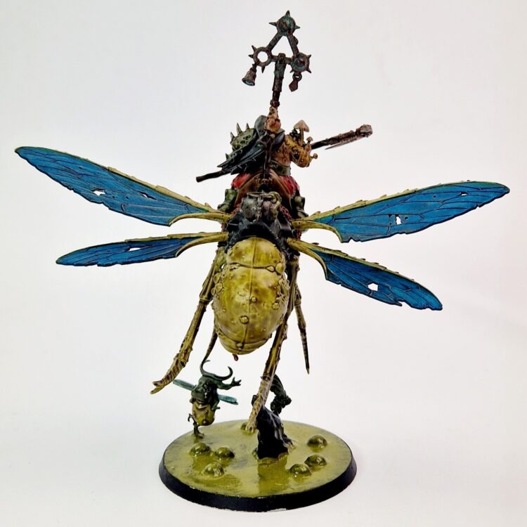 A photo of a Chaos Daemons Pusgoyle Blightlord Warhammer miniature