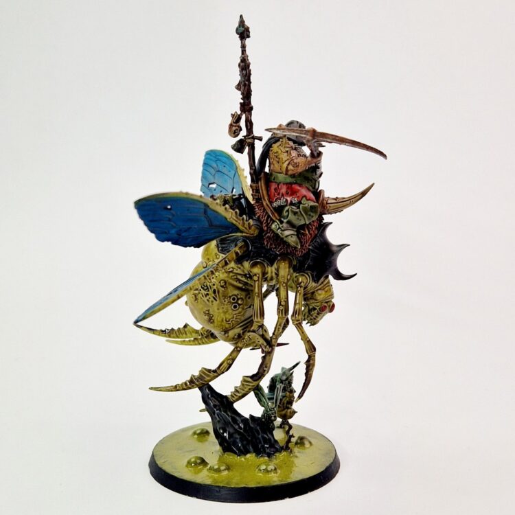 A photo of a Chaos Daemons Pusgoyle Blightlord Warhammer miniature