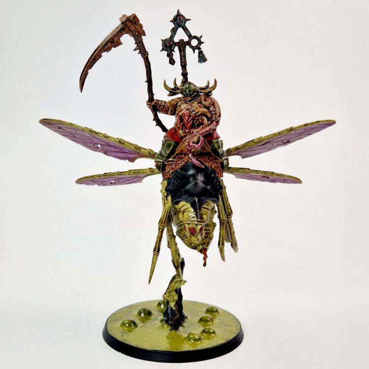 A photo of a Chaos Daemons Pusgoyle Blightlord Warhammer miniature