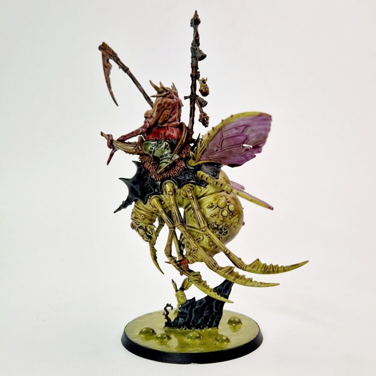 A photo of a Chaos Daemons Pusgoyle Blightlord Warhammer miniature