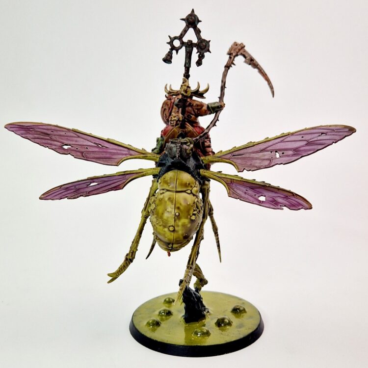 A photo of a Chaos Daemons Pusgoyle Blightlord Warhammer miniature