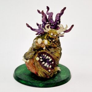 A photo of a Chaos Daemons Beast of Nurgle Warhammer miniature