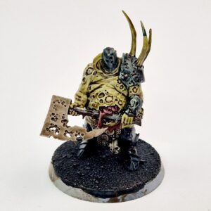 A photo of a Chaos Daemons Lord of Plagues Warhammer miniature