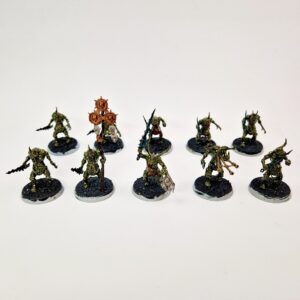 A photo of Chaos Daemons Plaguebearers Warhammer miniatures