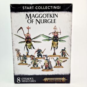A photo of Start Collecting Maggotkin of Nurgle Warhammer miniatures