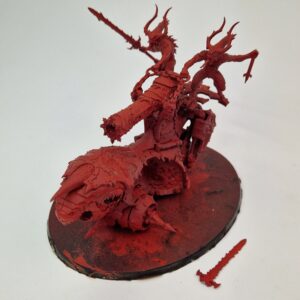 A photo of a Chaos Daemons Skull Cannon Warhammer miniature