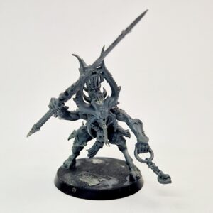 A photo of a Chaos Daemons Rendmaster Herald of Khorne Warhammer miniature