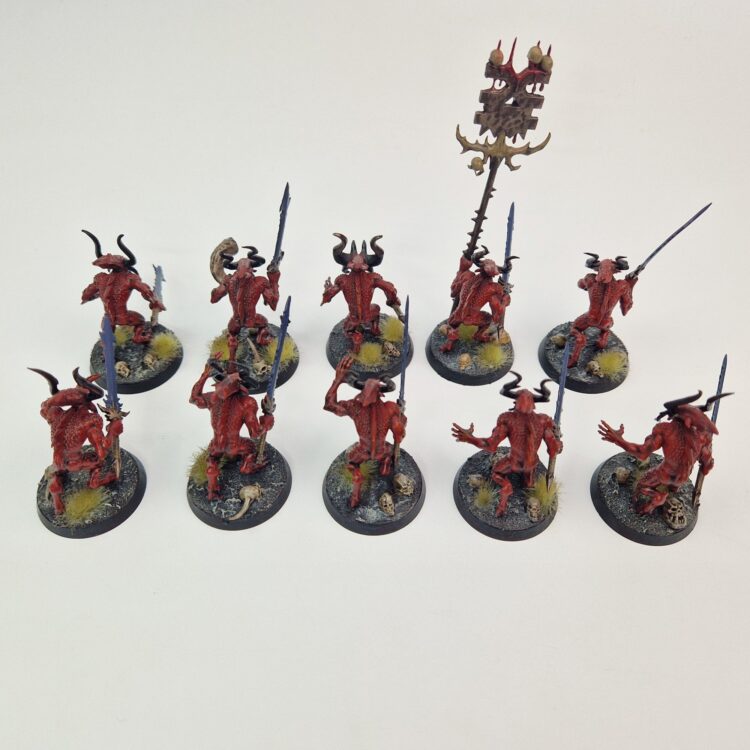 Daemons Bloodletters of Khorne Warhammer miniatures