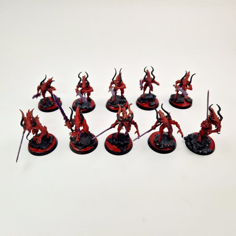 Daemons Bloodletters of Khorne Warhammer miniatures