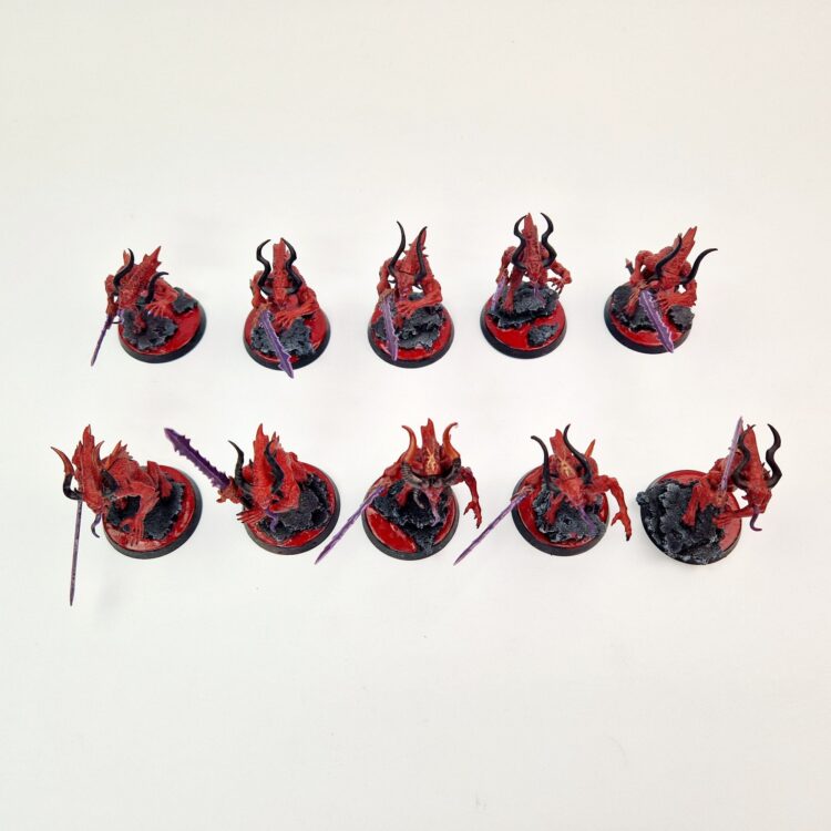 Daemons Bloodletters of Khorne Warhammer miniatures