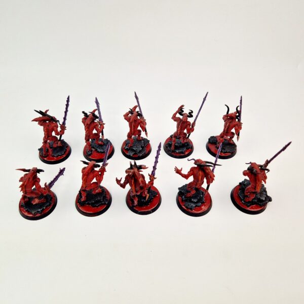 Daemons Bloodletters of Khorne Warhammer miniatures