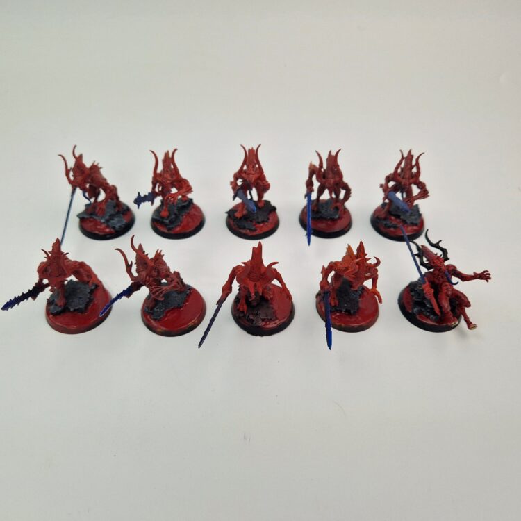 Daemons Bloodletters of Khorne Warhammer miniatures