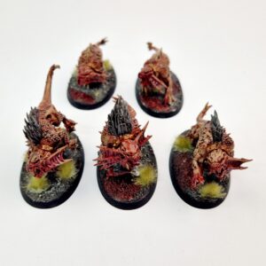 A photo of Chaos Daemons Flesh Hounds Warhammer miniatures