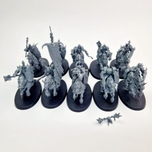 A photo of Chaos Slaves to Darkness Knights Warhammer miniatures