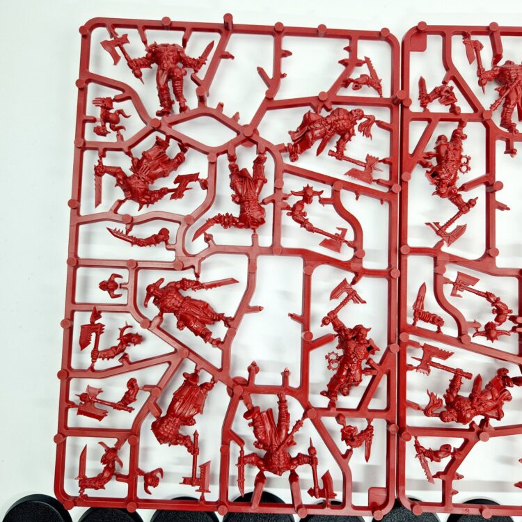 A photo of Chaos Blades of Khorne Bloodreavers Warhammer miniatures