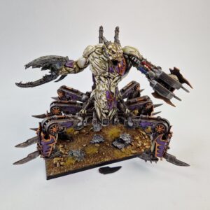 A photo of a Daemons of Chaos Soul Grinder Warhammer miniature