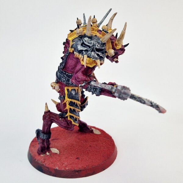 A photo of a Chaos Daemons Daemon Prince Warhammer miniature