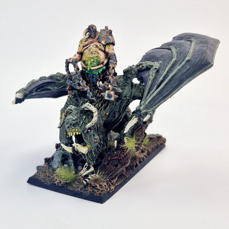 A photo of a Warhammer miniature